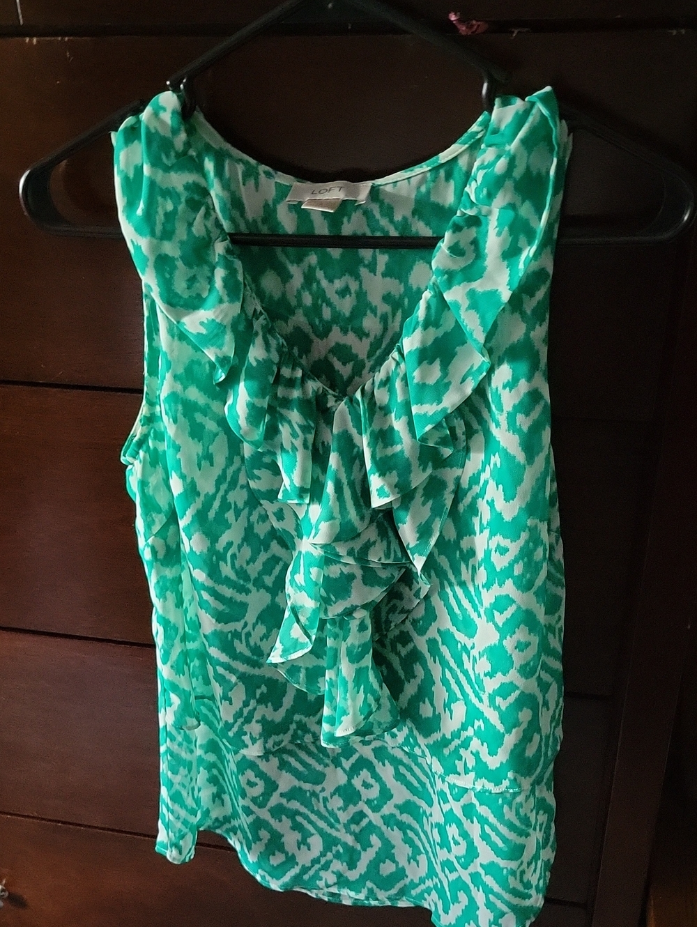 Loft Ruffle Tank